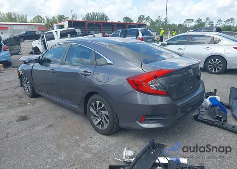 2016 Honda Civic Ex from USA, damaged, VIN 19XFC2F75GE052937